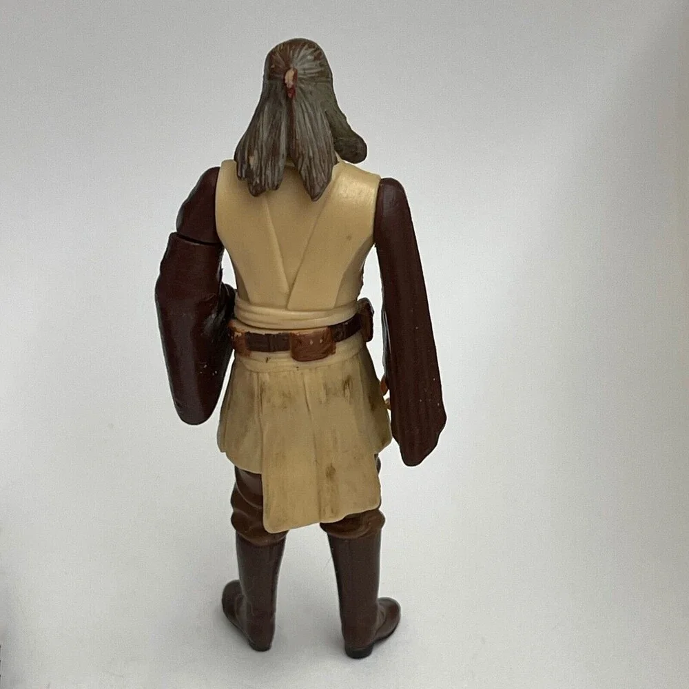 Hasbro‎ LFL Star Wars Qui-Gon Jinn Jedi Master Naboo 1999 Figure 4